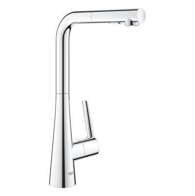 Grohe Single-handle Pull-out Kitchen Faucet Dual Spray 1.75 GPM - Chrome by Grohe