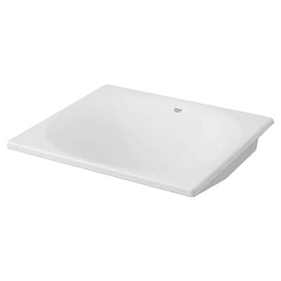 Grohe Under Counter 21 Bathroom Sink - Alpine White