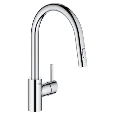 Grohe Concetto Single-handle Pull-down Kitchen Faucet Dual Spray 1.75 GPM - Chrome