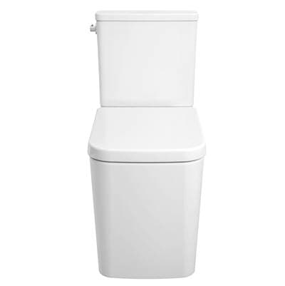 Grohe Two-piece Right Height Elongated Toilet with Seat, Left-hand Trip Lever - Alpine White by Grohe