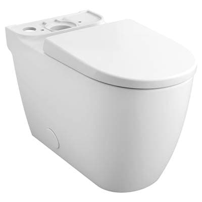 Grohe Essence Right Height Elongated Toilet Bowl with Seat Less Tank - Alpine White by Grohe