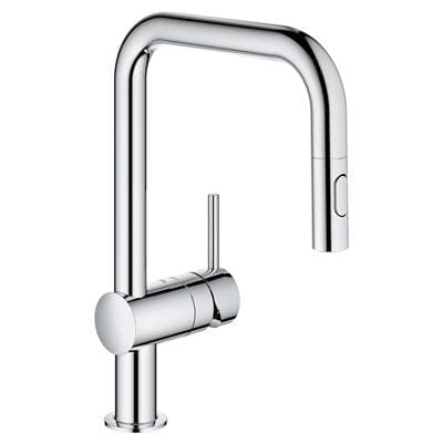 Grohe Single-handle Pull Down Kitchen Faucet Dual Spray 1.75 GPM - Chrome