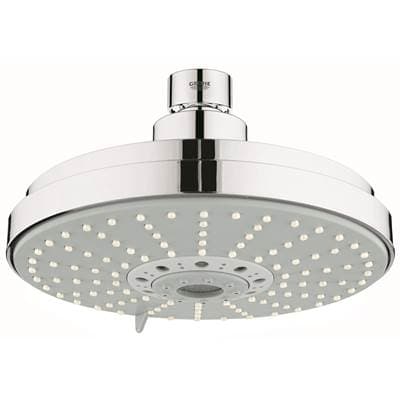Grohe 160 Shower Head, 6-1/4 - 4 Sprays, 2.5 Gpm - Chrome by Grohe