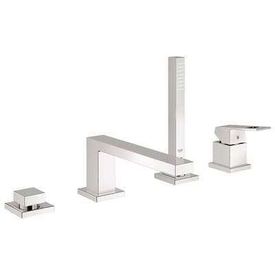 Grohe 4-Hole Single-handle Deck Mount Roman Tub Faucet with 1.75 GPM Hand Shower - Chrome by Grohe