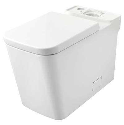 Grohe Eurocube Right Height Elongated Toilet Bowl with Seat Less Tank - Alpine White by Grohe