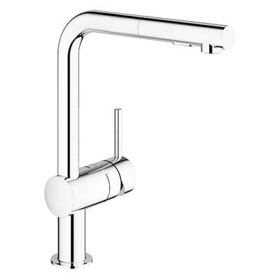 Grohe Single-handle Pull-out Kitchen Faucet Dual Spray 1.75 GPM - Chrome by Grohe