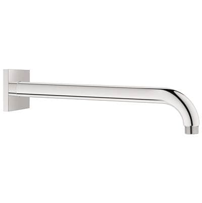 Grohe 12 Shower Arm with Square Flange - Chrome by Grohe