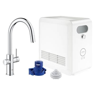 Grohe Single-handle Pull Down Kitchen Faucet Single Spray 1.75 GPM with Chilled & Sparkling Water... by Grohe