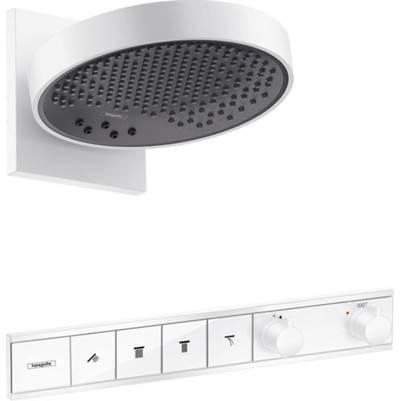 Hansgrohe Rainfinity Showerhead 250 3-Jet, 2.5 GPM with Rainselect Thermostatic Trim for 4... by Hansgrohe