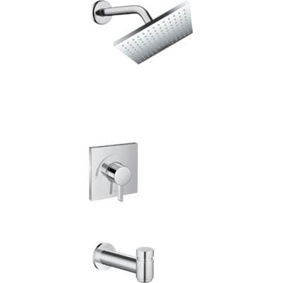 Hansgrohe Vernis Shape Pressure Balance Tub/shower Set, 2.5 GPM - Chrome by Hansgrohe