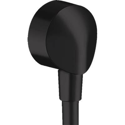 Hansgrohe Fixfit Wall Outlet with Check Valves in - Matte Black
