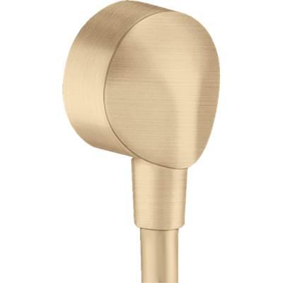 Hansgrohe Fixfit Wall Outlet with Check Valves in - Brushed Bronze