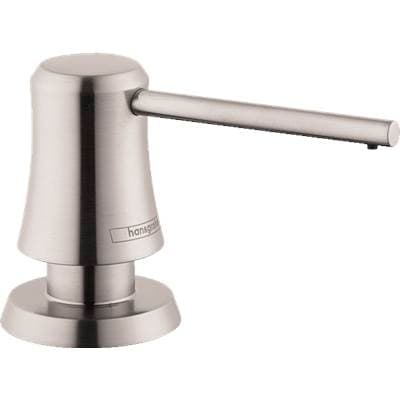 Hansgrohe Transitional Soap Dispenser - Steel Optic