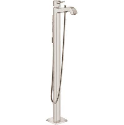 Hansgrohe Metropol Classic Freestanding Tub Filler Trim with 1.75 GPM Handshower - Brushed Nickel