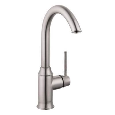 Hansgrohe Talis C Bar Faucet, 1.5 GPM in Steel Optic - Steel Optik