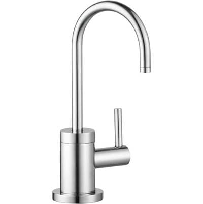 Hansgrohe Modern Cold Water Dispener, 1.5 GPM in Steel Optic - Steel Optik