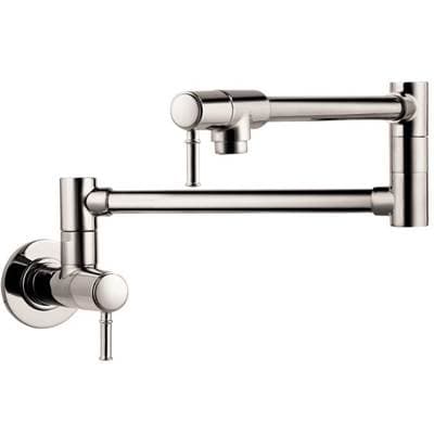 Hansgrohe Transitional Wall-mounted Pot Filler - Polished Nickel