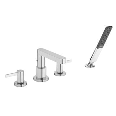 Hansgrohe Finoris 4-Hole Roman Tub Set Trim with 1.75 GPM Handshower - Chrome