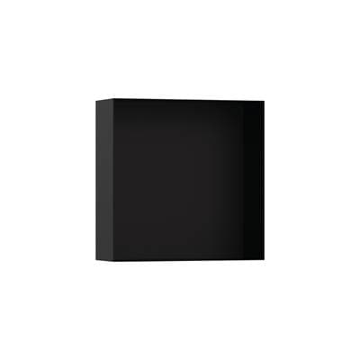 Hansgrohe Xtrastoris Minimalistic Wall Niche Frameless 12''x 12''x 4'' - Matte Black