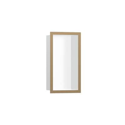 Hansgrohe Xtrastoris Individual Wall Niche Matte White with Design Frame 12''x 6''x 4'' in -...