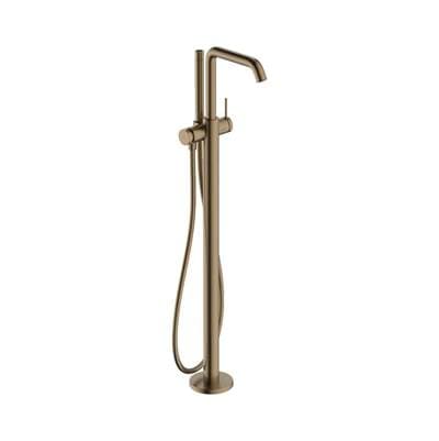 Hansgrohe Tecturis S Freestanding Tub Filler with 1.75 GPM Handshower - Brushed Bronze by Hansgrohe