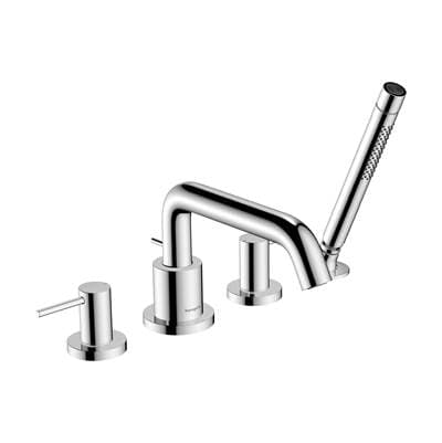 Hansgrohe Tecturis S 4-Hole Roman Tub Set Trim with 1.75 Handshower - Chrome by Hansgrohe