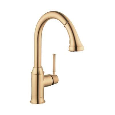 Hansgrohe Talis C Higharc Kitchen Faucet, 2-Spray Pull-down, 1.75 GPM - Brushed Bronze by Hansgrohe