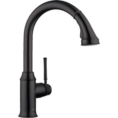 Hansgrohe Talis C Higharc Kitchen Faucet, 2-Spray Pull-down, 1.75 GPM - Matte Black by Hansgrohe