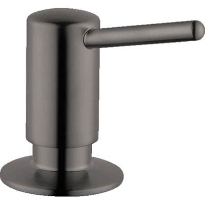 Hansgrohe Soap Dispenser, Contemporary - Brushed Black Chrome by Hansgrohe