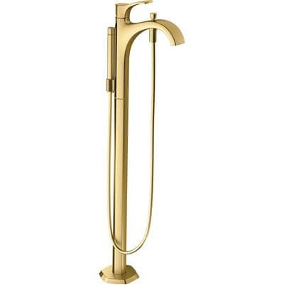 Hansgrohe Locarno Freestanding Tub Filler Trim with 1.75 GPM Handshower - Brushed Gold Optic
