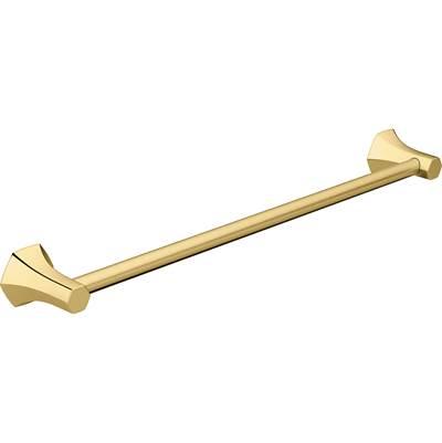 Hansgrohe Locarno Towel Bar, 24'' in - Brushed Gold Optic