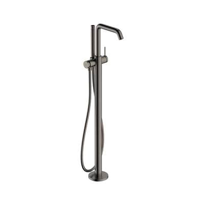 Hansgrohe Tecturis S Freestanding Tub Filler with 1.75 GPM Handshower - Brushed Black Chrome by Hansgrohe