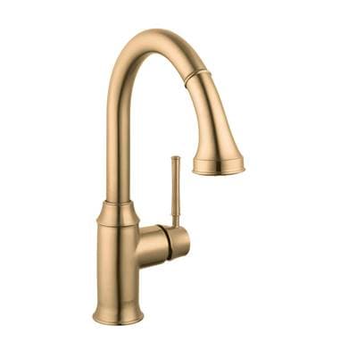 Hansgrohe Talis C Prep Kitchen Faucet, 2-Spray Pull-down, 1.75 GPM - Brushed Bronze