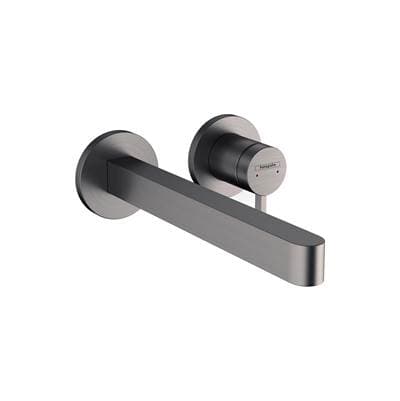 Hansgrohe Finoris Wall-mounted Single-handle Faucet Trim, 1.2 GPM - Brushed Black Chrome