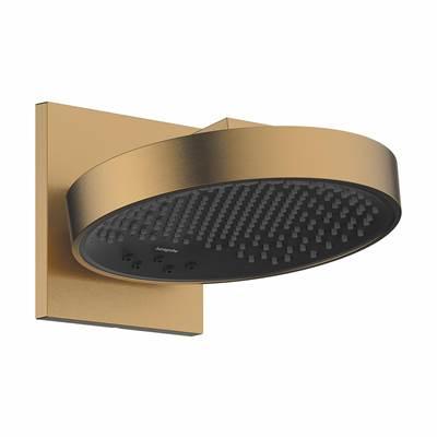 Hansgrohe Rainfinity Showerhead 250 3-Jet with Wall Connector Trim, 2.5 GPM in - Brushed Bronze