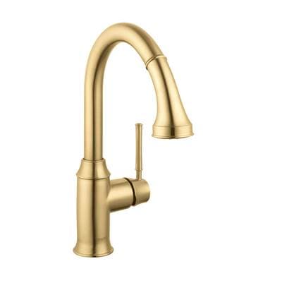 Hansgrohe Talis C Prep Kitchen Faucet, 2-Spray Pull-down, 1.75 GPM - Brushed Gold Optic