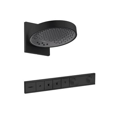 Hansgrohe Rainfinity Showerhead 250 3-Jet, 2.5 GPM with Rainselect Thermostatic Trim for 4... by Hansgrohe