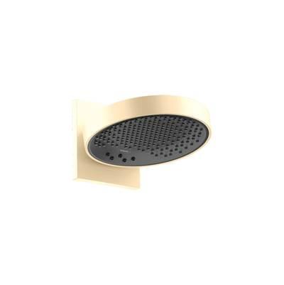Hansgrohe Rainfinity Showerhead 250 3-Jet with Wall Connector Trim, 2.5 GPM in - Brushed Gold Optic by Hansgrohe