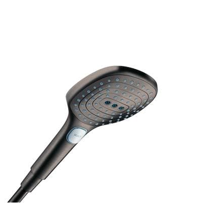 Hansgrohe Raindance Select E Handshower 120 3-Jet, 2.0 GPM - Brushed Black Chrome