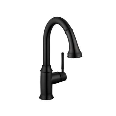 Hansgrohe Talis C Prep Kitchen Faucet, 2-Spray Pull-down, 1.75 GPM - Matte Black