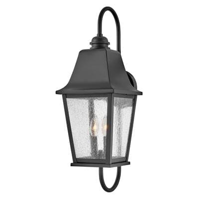 Hinkley Lighting Medium Wall Mount Lantern - Black