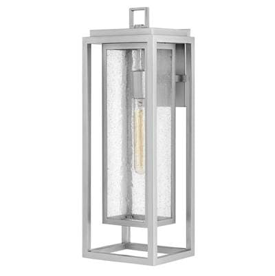 Hinkley Lighting Large Outdoor Wall Mount Lantern - Satin Nickel