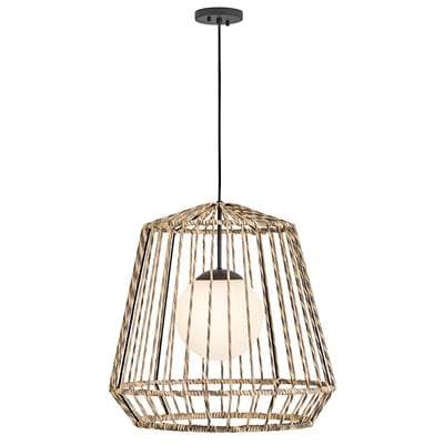 Hinkley Lighting Large Hanging Pendant 12v - Black