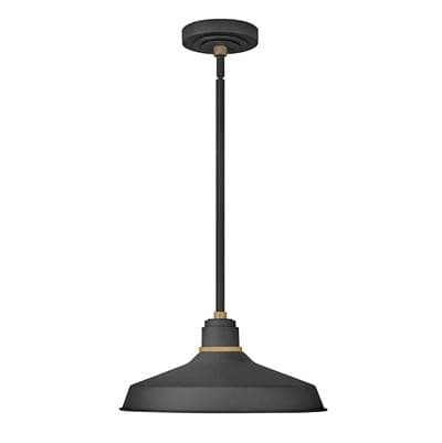 Hinkley Lighting Pendant Barn Light - Textured Black