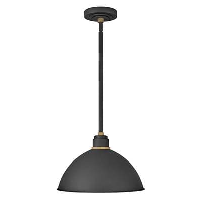 Hinkley Lighting Pendant Barn Light - Textured Black
