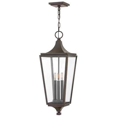 Hinkley Lighting Large Hanging Lantern - Oil Rubbed Bronze