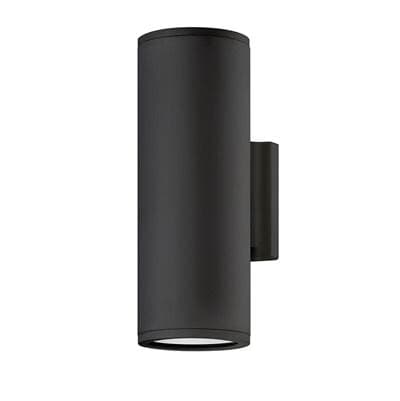 Hinkley Lighting Small Up/down Light Wall Mount Lantern - Black