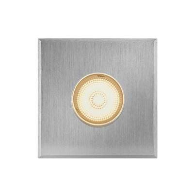 Hinkley Lighting Dot LED Large Square Button Light - Stainless Steel