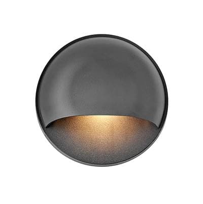 Hinkley Lighting Nuvi Round Deck Sconce - Black by Hinkley Lighting