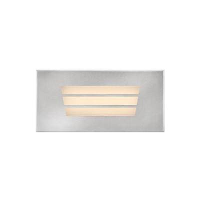 Hinkley Lighting Dash LED Louvered Brick Light Small - Stainless Steel